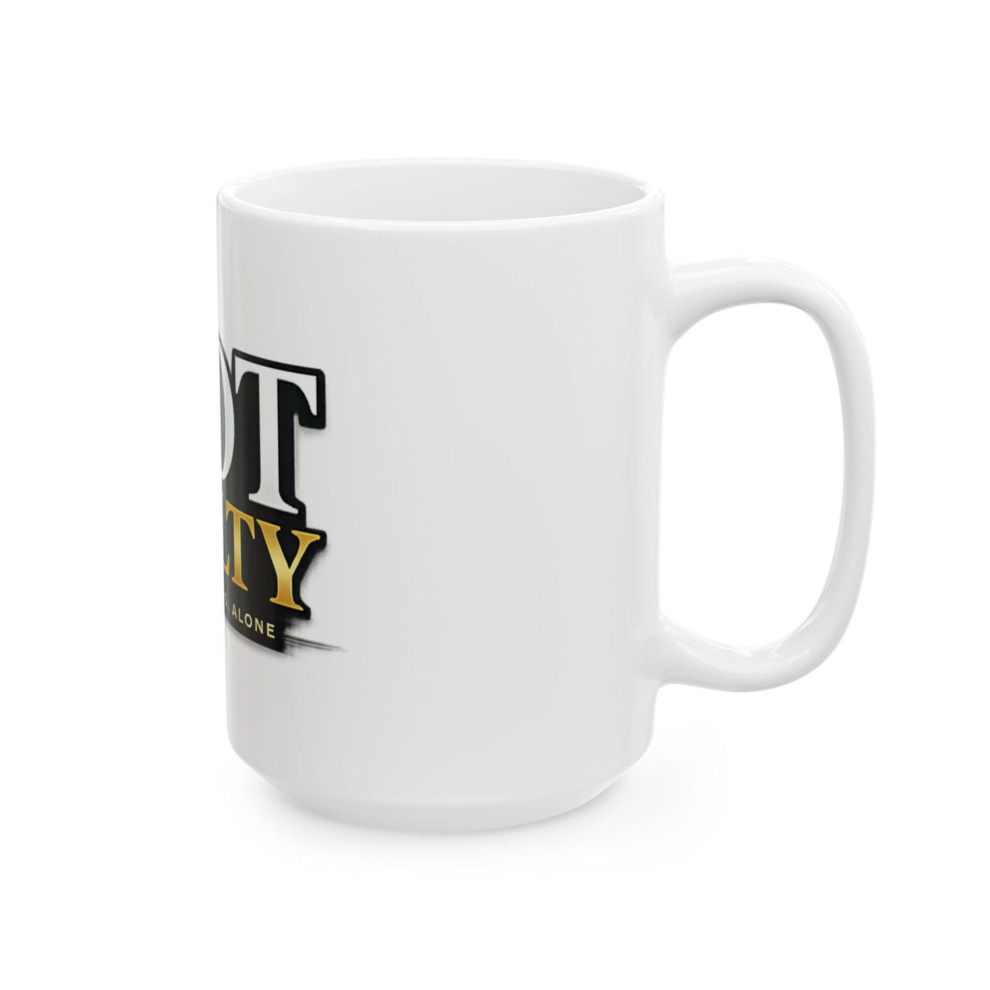 Not Guilty Ceramic Mug — "Not Guilty: Truth Stands Alone" Coffee Cup