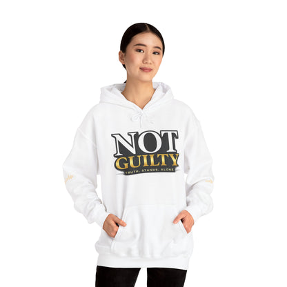 Not Guilty Hoodie — Statement Legal Justice Sweatshirt