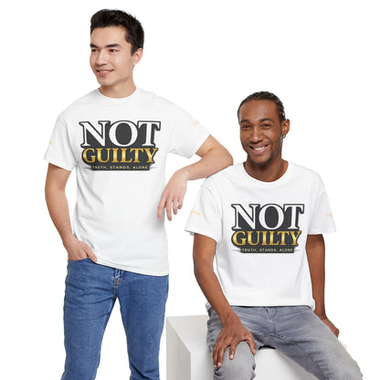 Not Guilty T-Shirt — Bold Statement Tee ("NOT GUILTY")