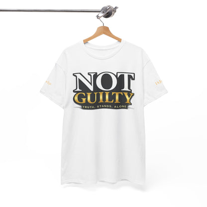 Not Guilty T-Shirt — Bold Statement Tee ("NOT GUILTY")