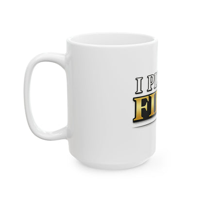 I Plead the Fifth Ceramic Mug — Funny Legal Rights Coffee Cup (11oz, 15oz)