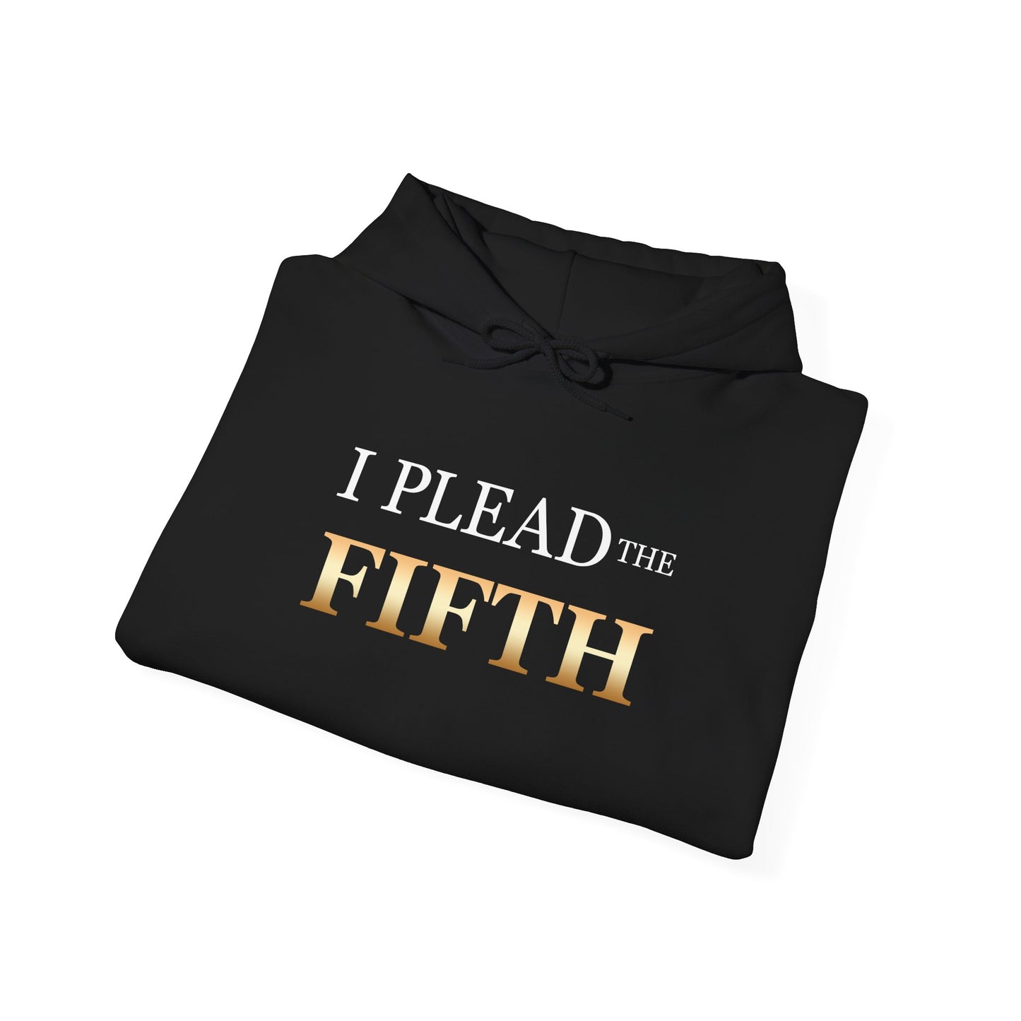 I Plead the Fifth Hoodie — Legal Rights Statement Pullover