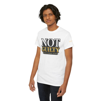 Not Guilty T-Shirt — Bold Statement Tee ("NOT GUILTY")