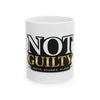 Not Guilty Ceramic Mug — "Not Guilty: Truth Stands Alone" Coffee Cup