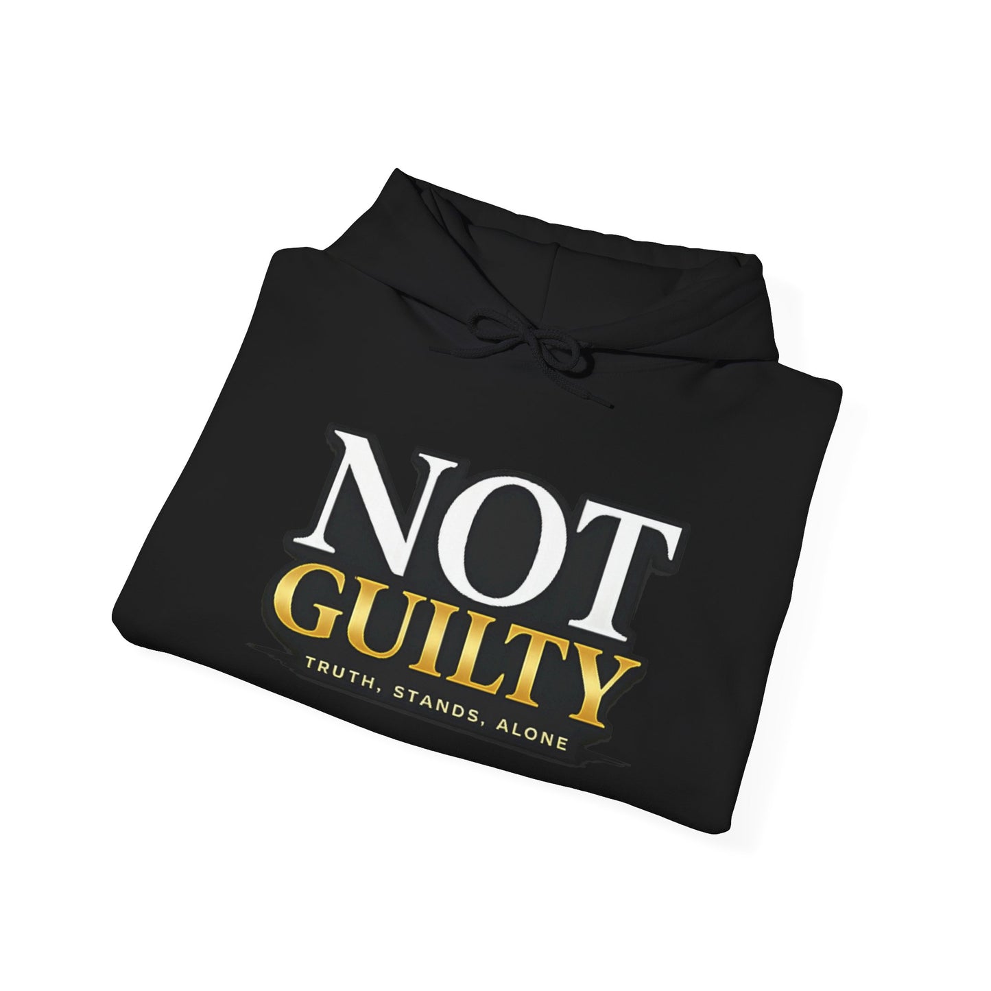 Not Guilty Hoodie — Statement Legal Justice Sweatshirt