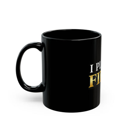I Plead the Fifth Black Mug — Funny Legal Quote Coffee Cup (11oz & 15oz)