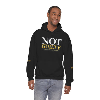 Not Guilty Hoodie — Statement Legal Justice Sweatshirt