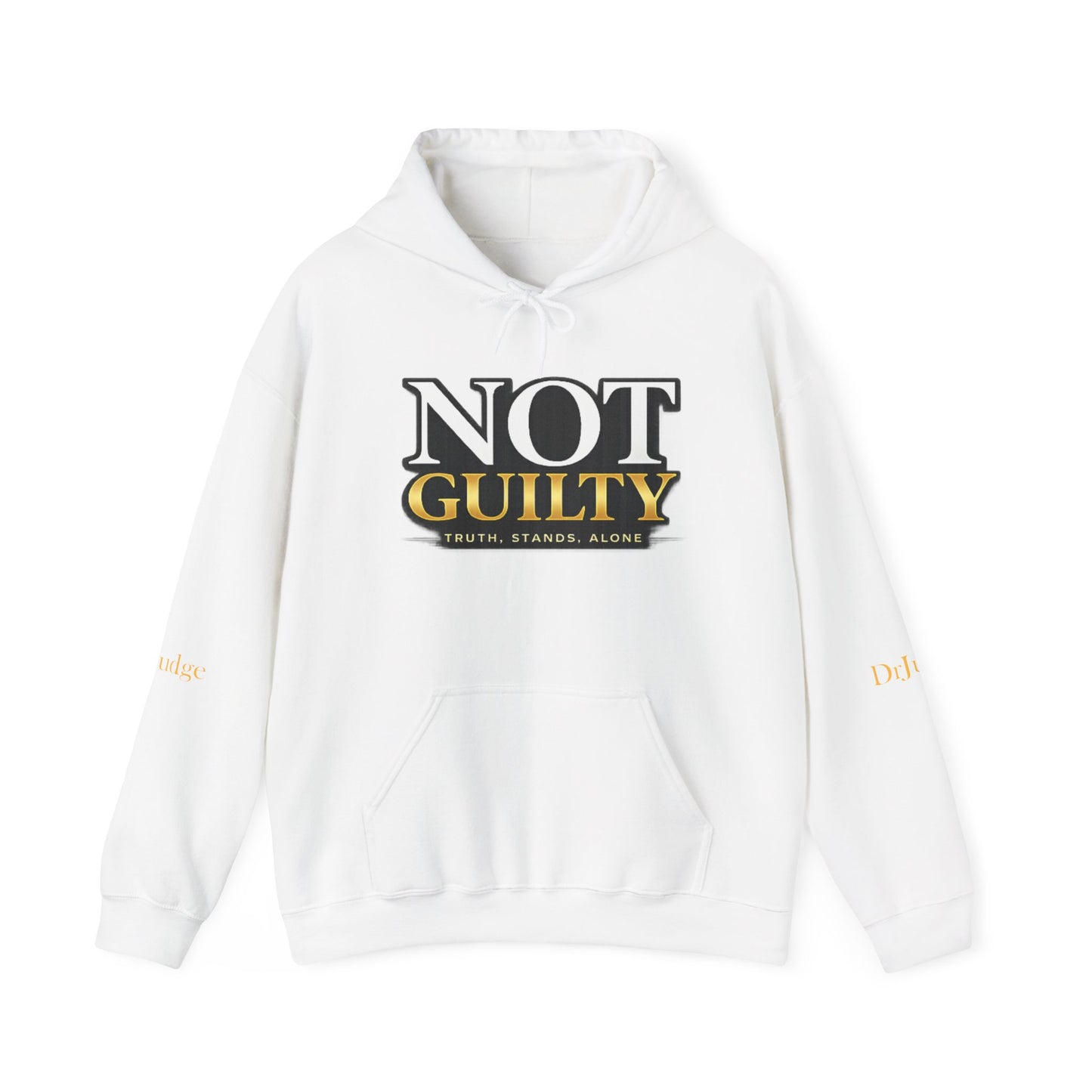 Not Guilty Hoodie — Statement Legal Justice Sweatshirt