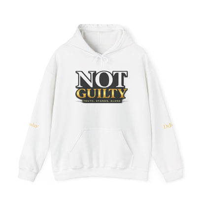Not Guilty Hoodie — Statement Legal Justice Sweatshirt
