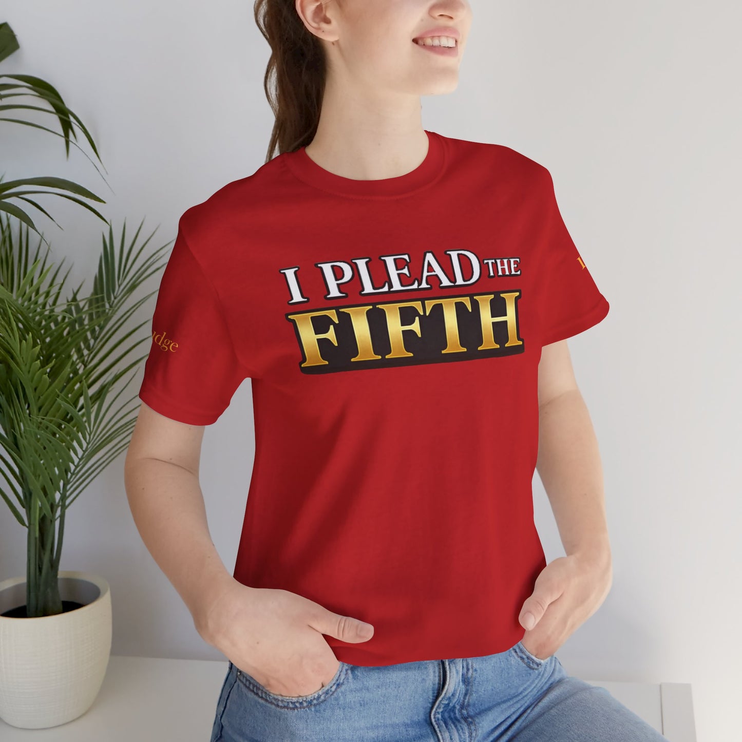 I Plead The Fifth Tee — Funny Legal Rights Graphic T-Shirt