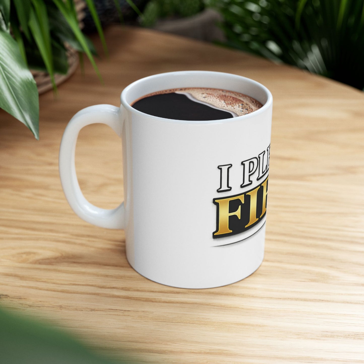 I Plead the Fifth Ceramic Mug — Funny Legal Rights Coffee Cup (11oz, 15oz)