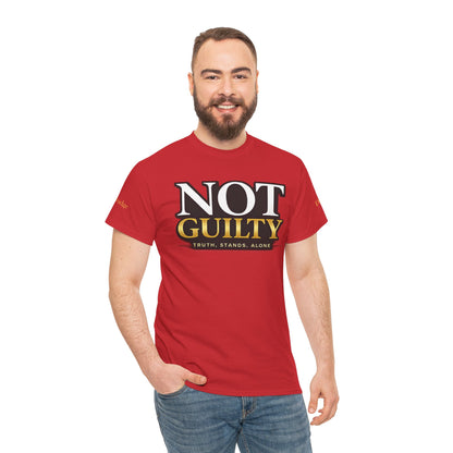 Not Guilty T-Shirt — Bold Statement Tee ("NOT GUILTY")