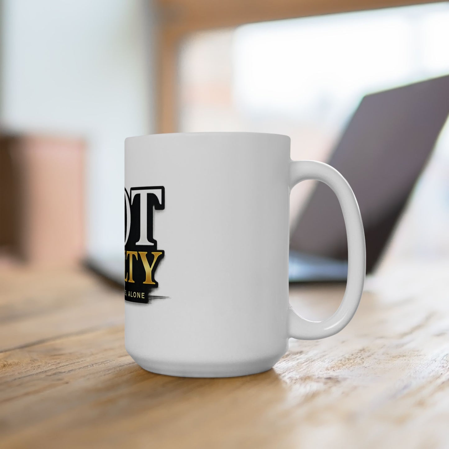 Not Guilty Ceramic Mug — "Not Guilty: Truth Stands Alone" Coffee Cup