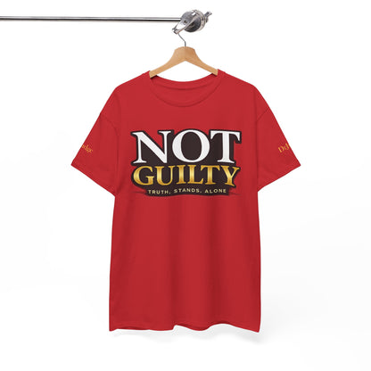 Not Guilty T-Shirt — Bold Statement Tee ("NOT GUILTY")