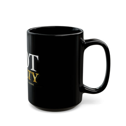 Not Guilty Coffee Mug – "Truth Stands Alone" Black Ceramic Mug