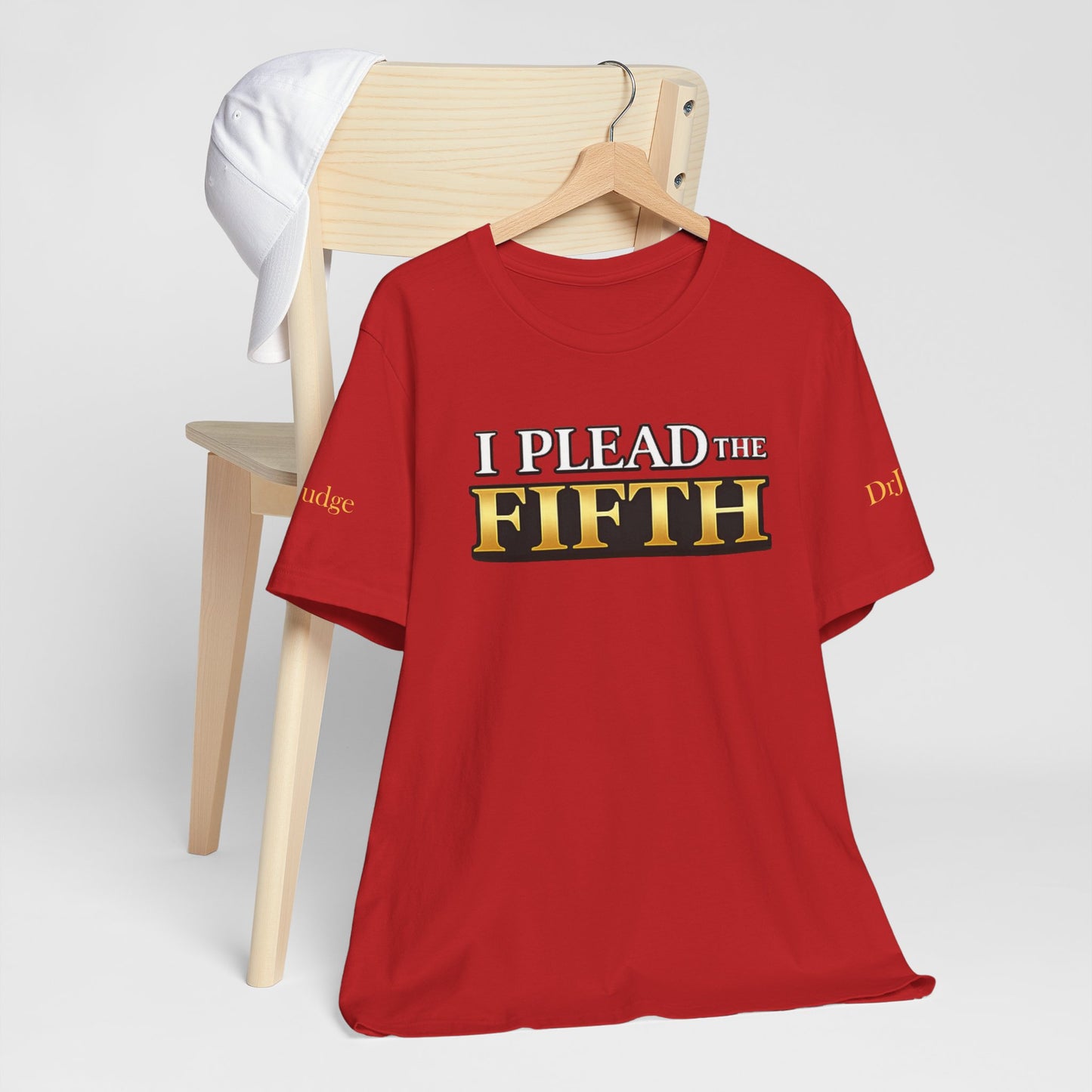 I Plead The Fifth Tee — Funny Legal Rights Graphic T-Shirt