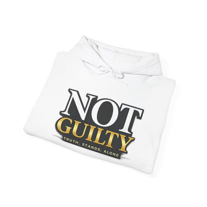 Not Guilty Hoodie — Statement Legal Justice Sweatshirt