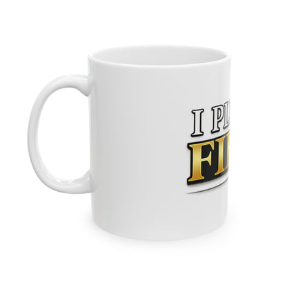 I Plead the Fifth Ceramic Mug — Funny Legal Rights Coffee Cup (11oz, 15oz)