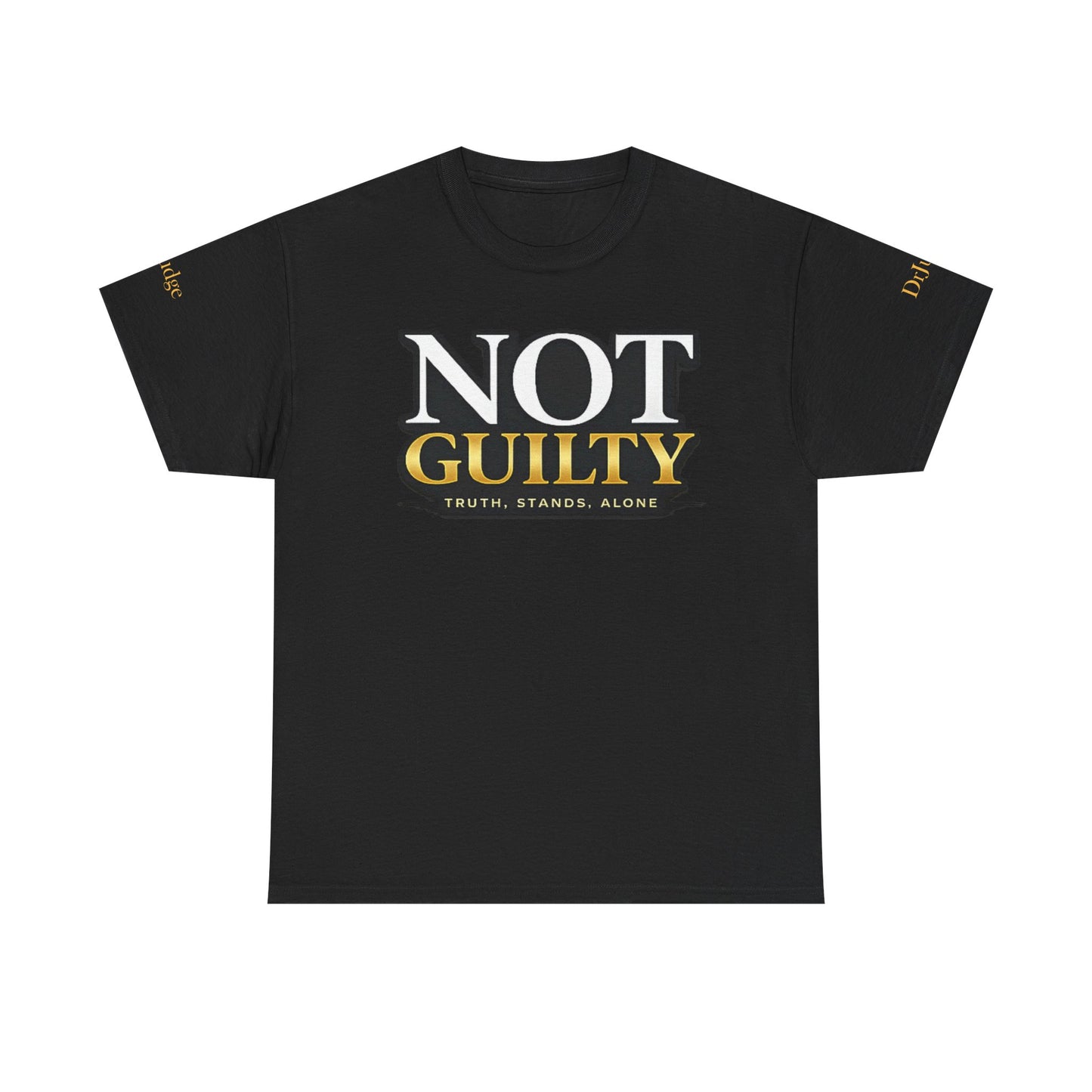 Not Guilty T-Shirt — Bold Statement Tee ("NOT GUILTY")