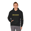 Dr. Judge Logo Hoodie – Vintage Gold Text Pullover