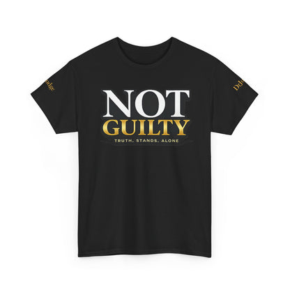 Not Guilty T-Shirt — Bold Statement Tee ("NOT GUILTY")
