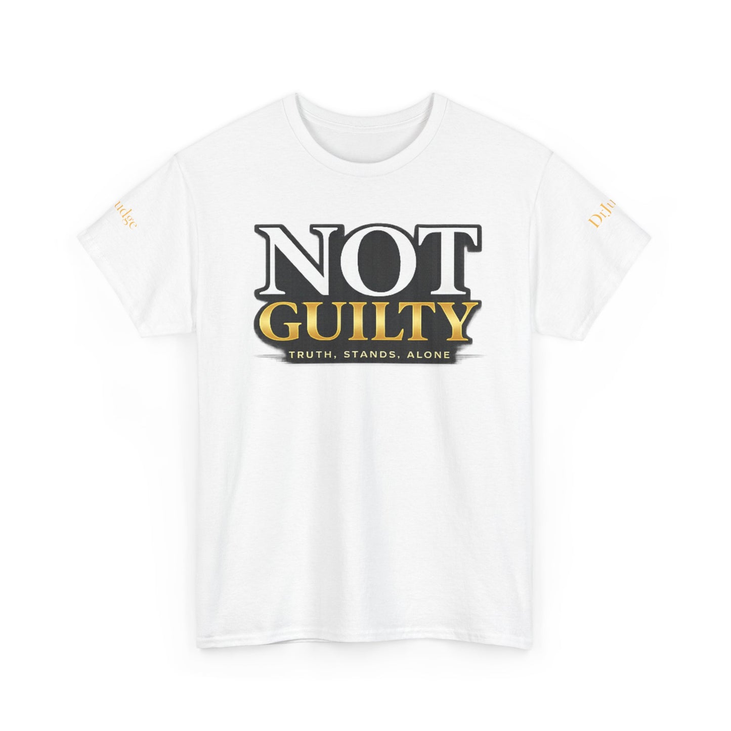 Not Guilty T-Shirt — Bold Statement Tee ("NOT GUILTY")