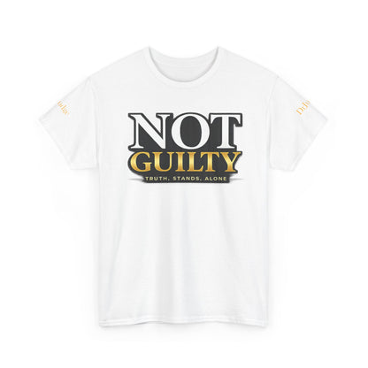 Not Guilty T-Shirt — Bold Statement Tee ("NOT GUILTY")
