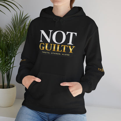 Not Guilty Hoodie — Statement Legal Justice Sweatshirt