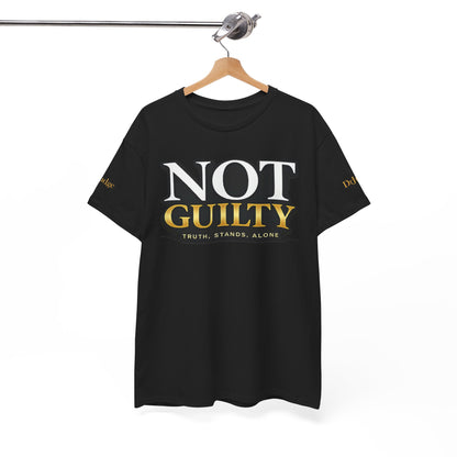 Not Guilty T-Shirt — Bold Statement Tee ("NOT GUILTY")