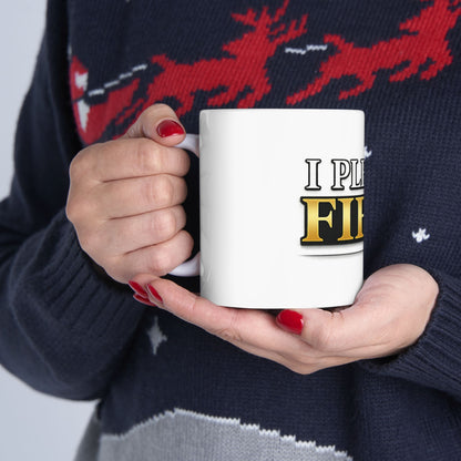 I Plead the Fifth Ceramic Mug — Funny Legal Rights Coffee Cup (11oz, 15oz)