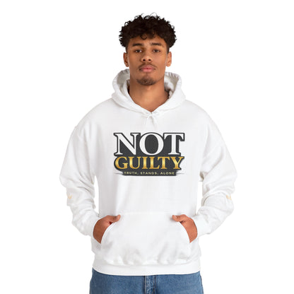 Not Guilty Hoodie — Statement Legal Justice Sweatshirt