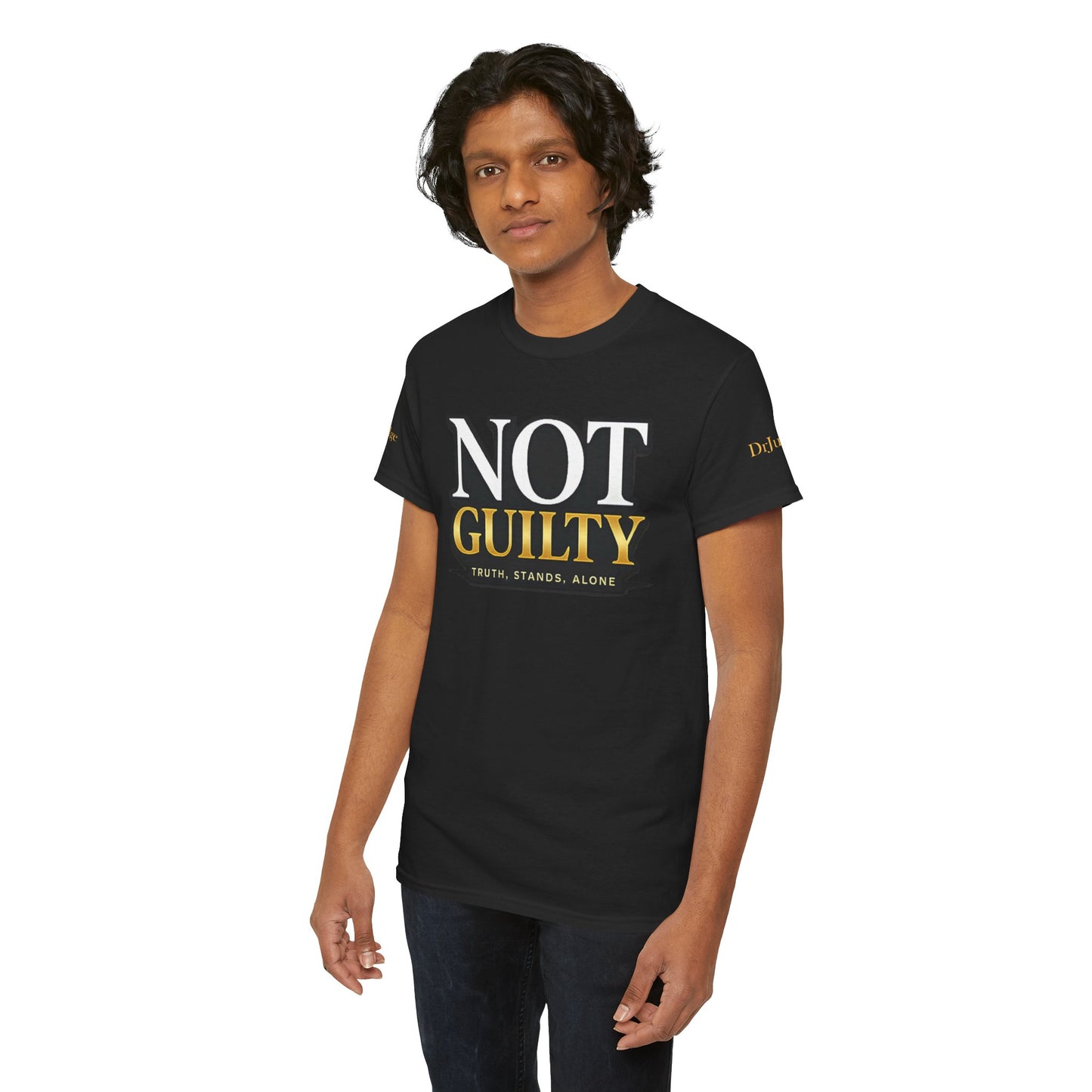 Not Guilty T-Shirt — Bold Statement Tee ("NOT GUILTY")