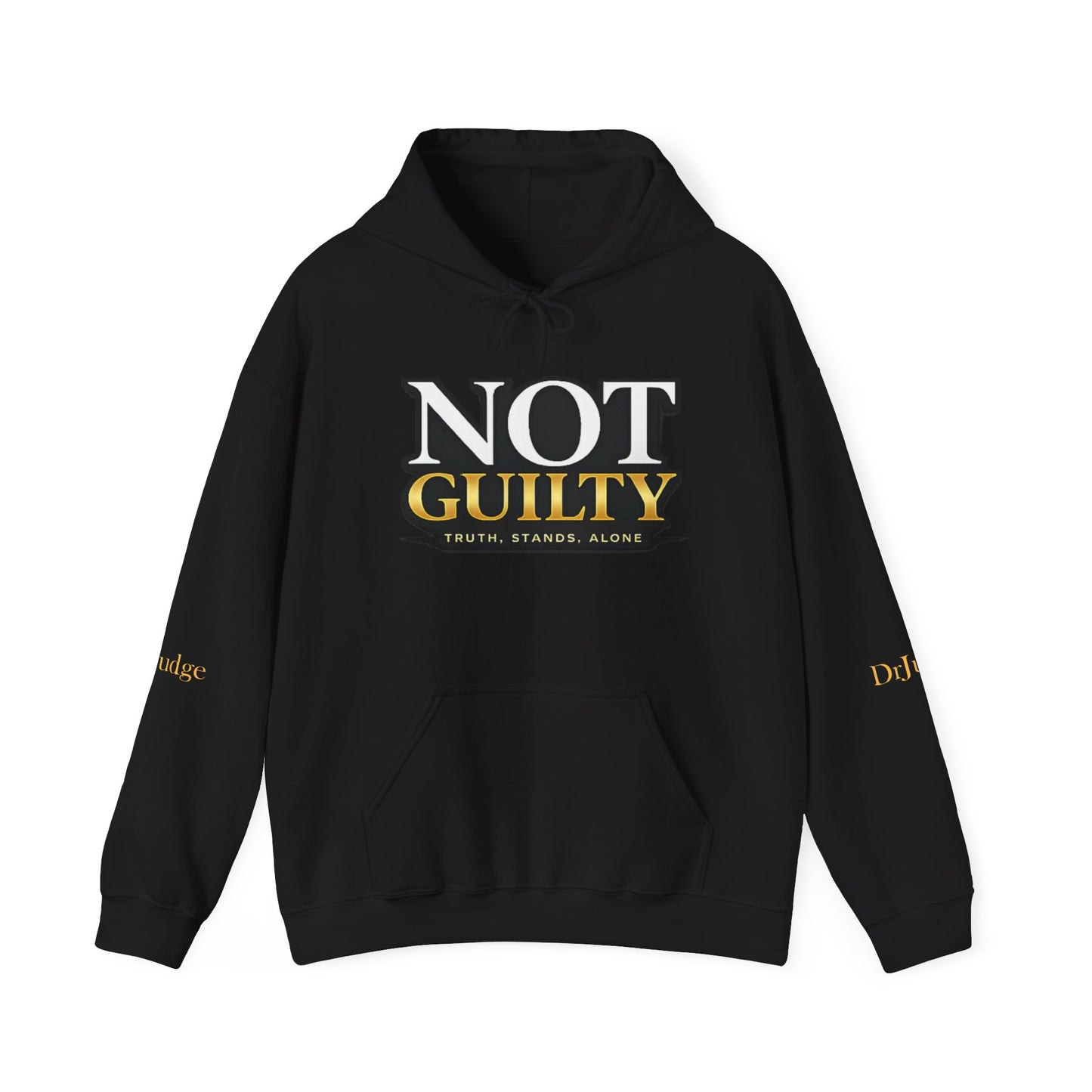 Not Guilty Hoodie — Statement Legal Justice Sweatshirt