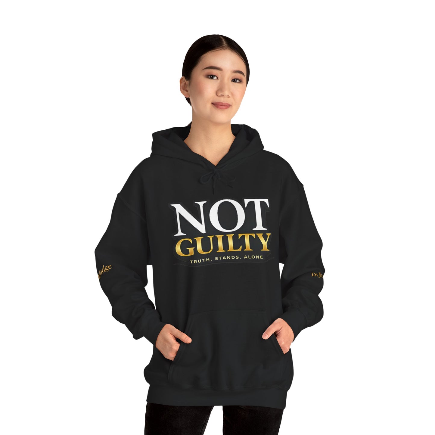 Not Guilty Hoodie — Statement Legal Justice Sweatshirt