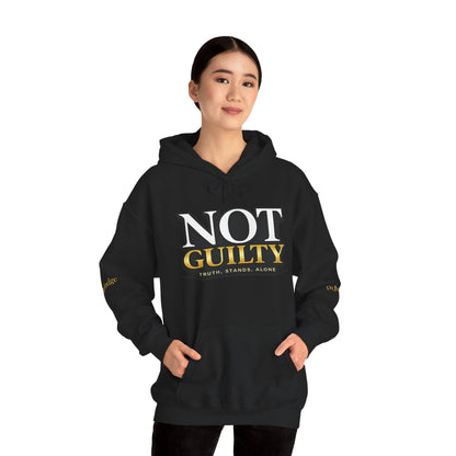 Not Guilty Hoodie — Statement Legal Justice Sweatshirt