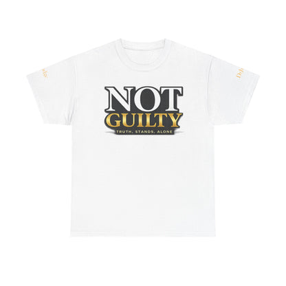 Not Guilty T-Shirt — Bold Statement Tee ("NOT GUILTY")