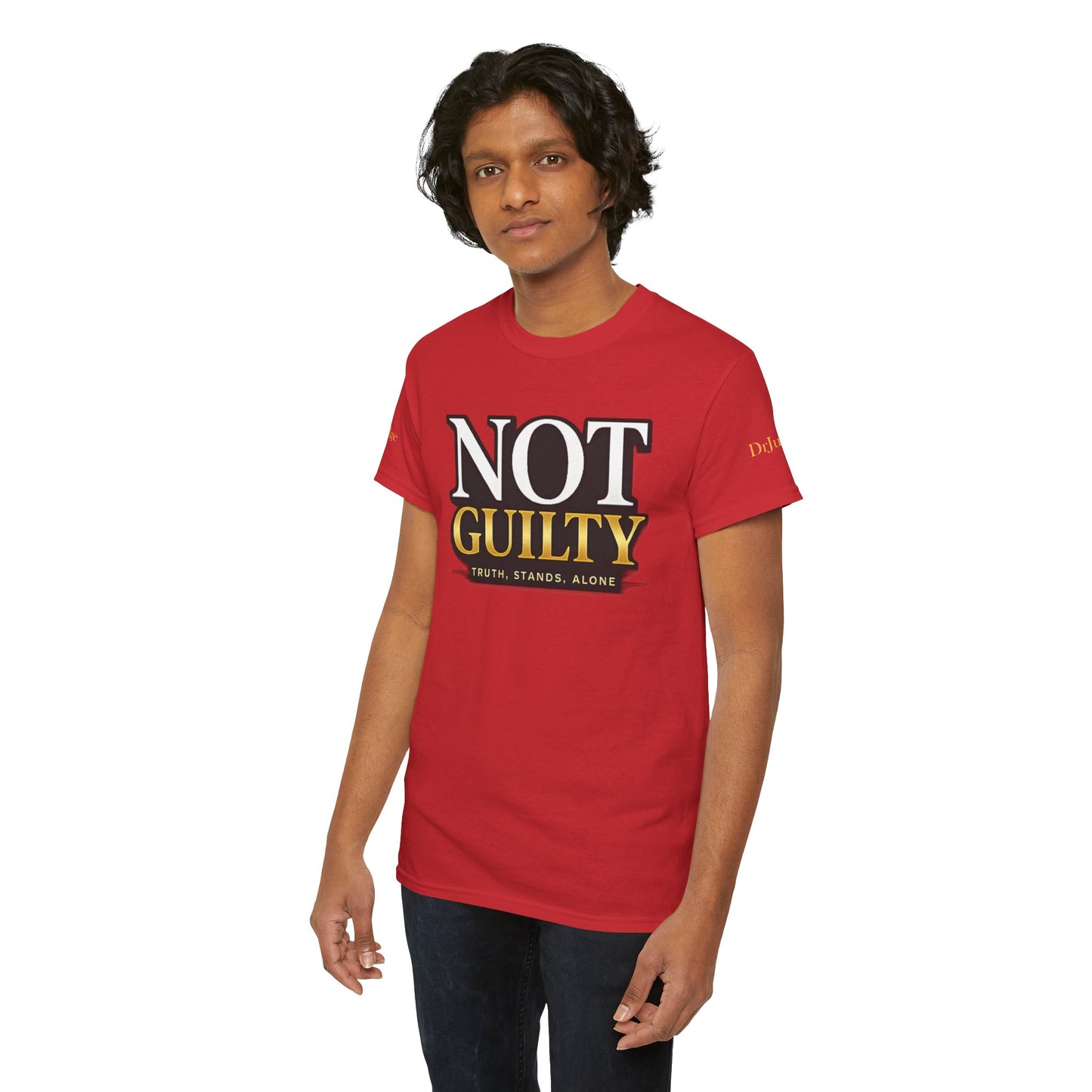 Not Guilty T-Shirt — Bold Statement Tee ("NOT GUILTY")